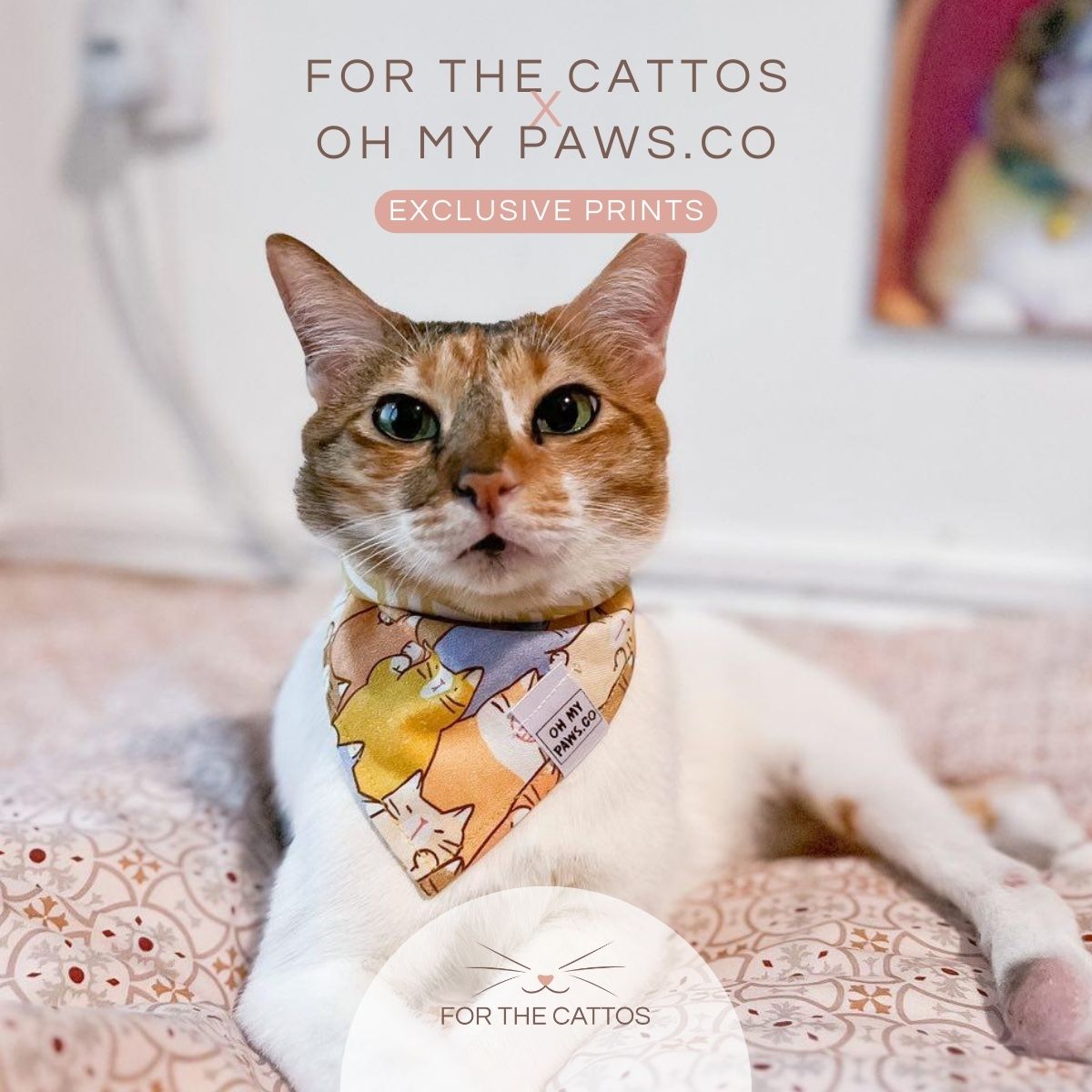 Kawaī Neko Duo-Sided Bandanas (Limited Edition)
