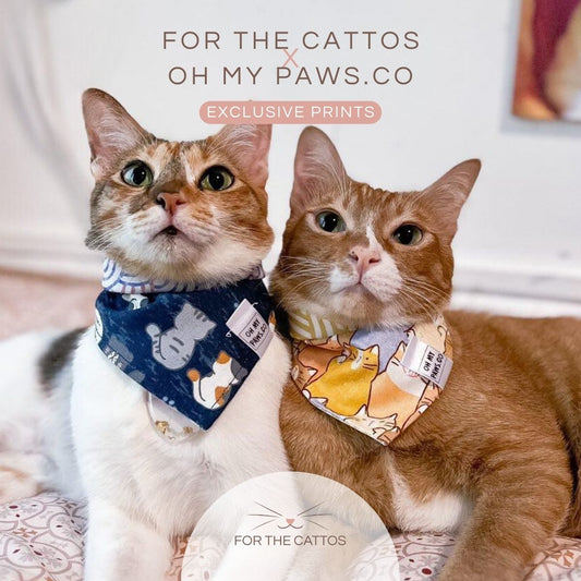 Kawaī Neko Duo-Sided Bandanas (Limited Edition)