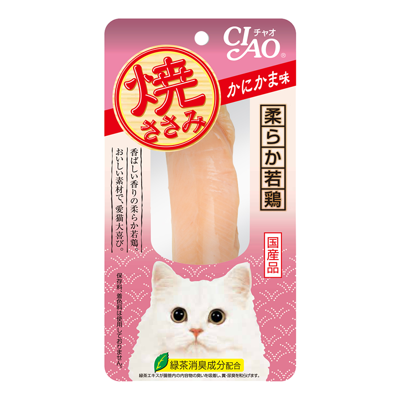 CIAO Grilled Chicken - Crab Meat Flavor 25g