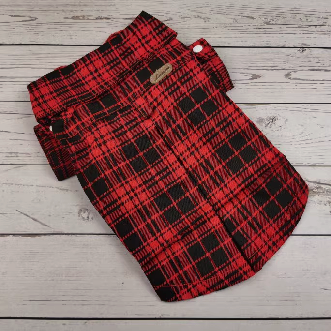 Classic Black & Red Checkered Shirt