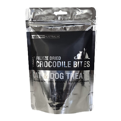 Freeze Dry Australia Crocodile Bites Cat & Dog Treats 70g