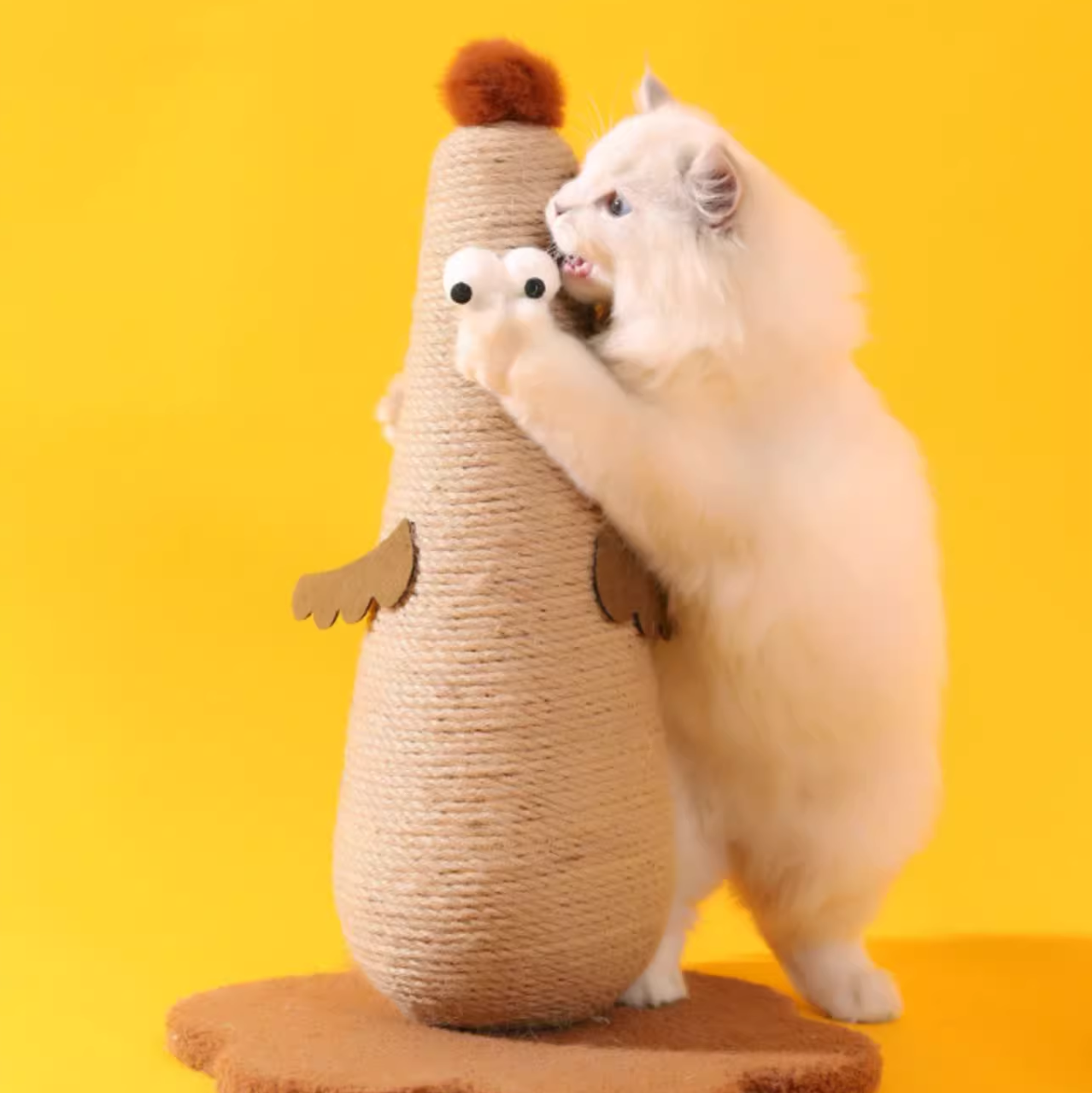 Im-peck-able Scratching Post
