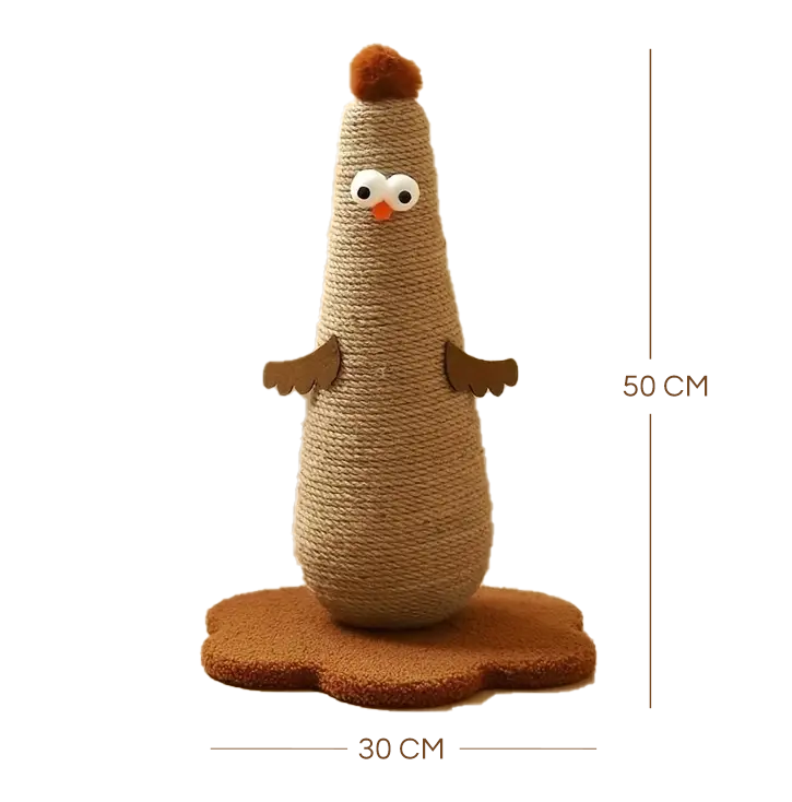 Im-peck-able Scratching Post