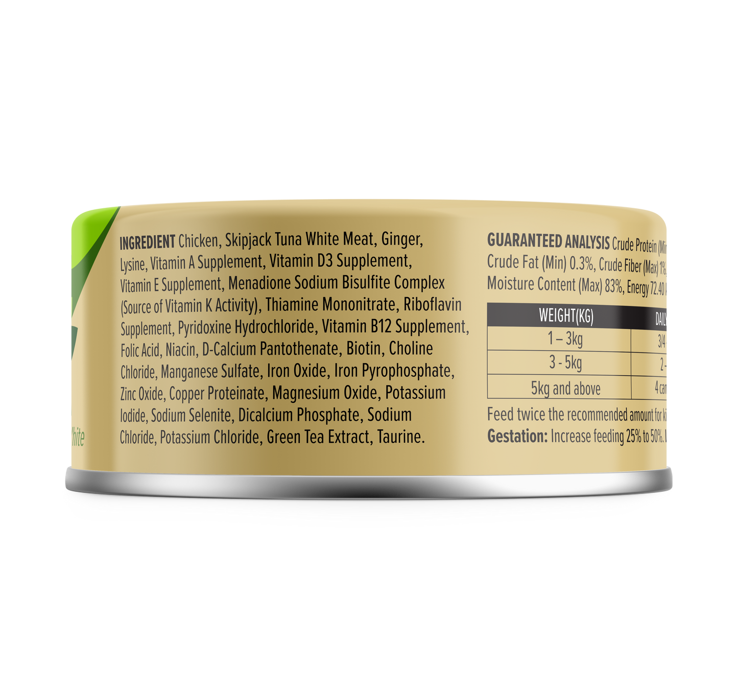 Nurture Pro Longevity Chicken & Skipjack Tuna Meat With Ginger 80g