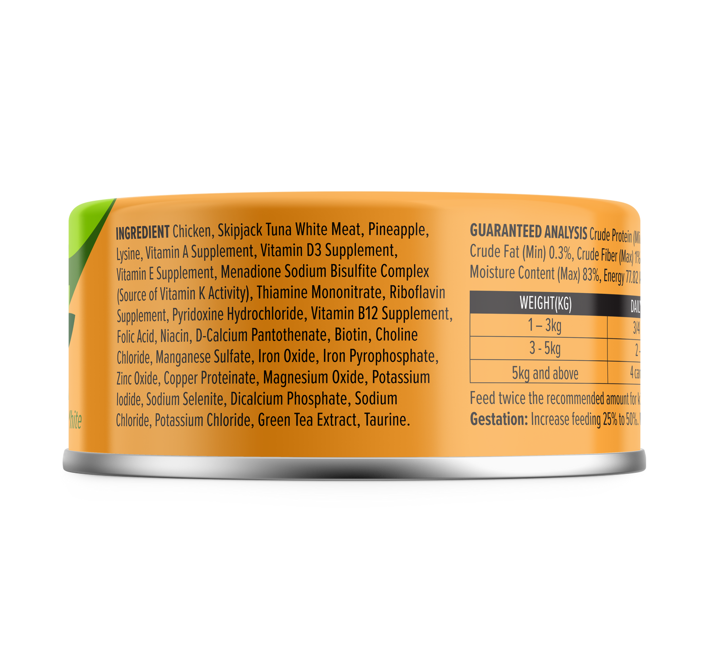 Nurture Pro Longevity Chicken & Skipjack Tuna Meat With Pineapple 80g