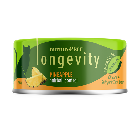 Nurture Pro Longevity Chicken & Skipjack Tuna Meat With Pineapple 80g