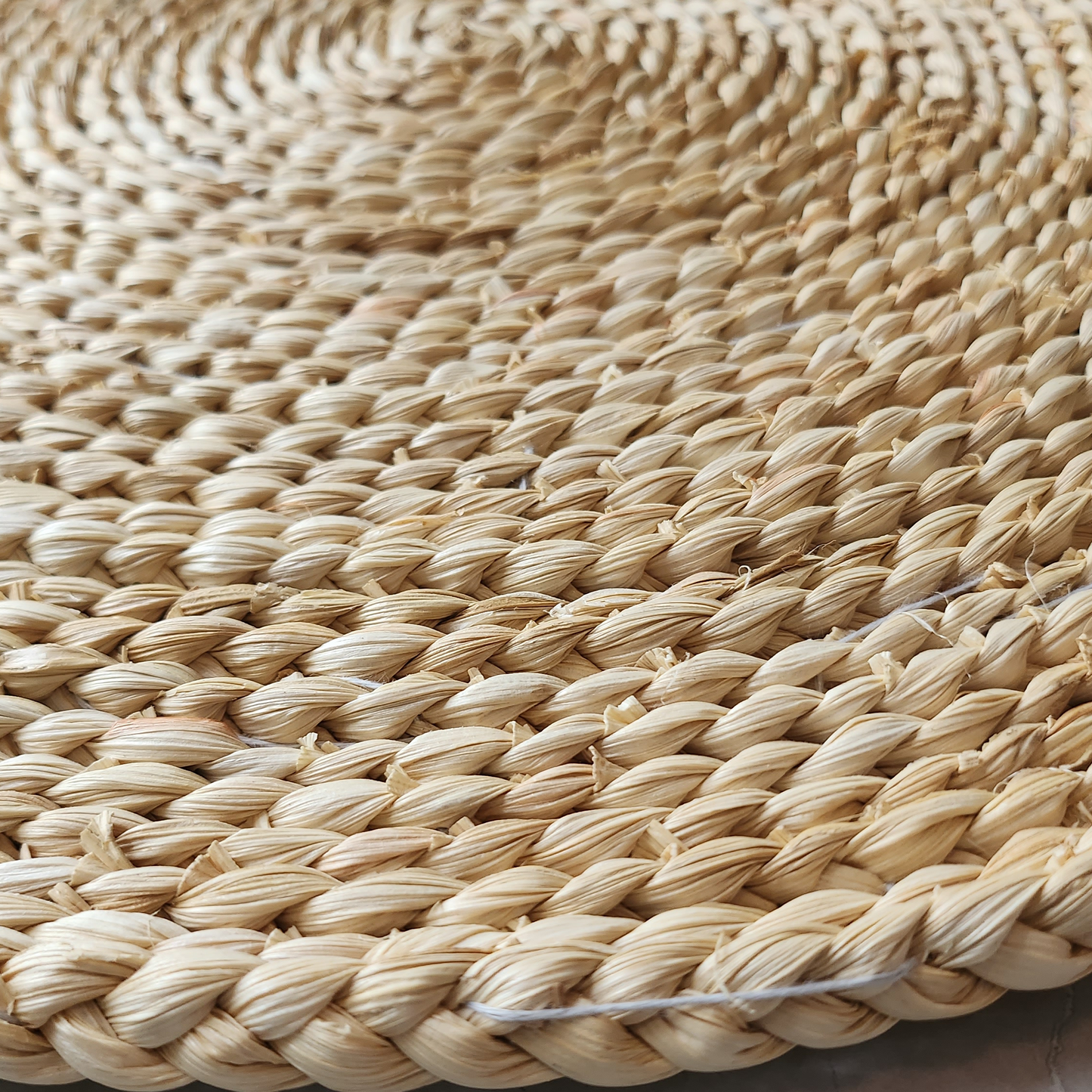 Round Rattan Mat