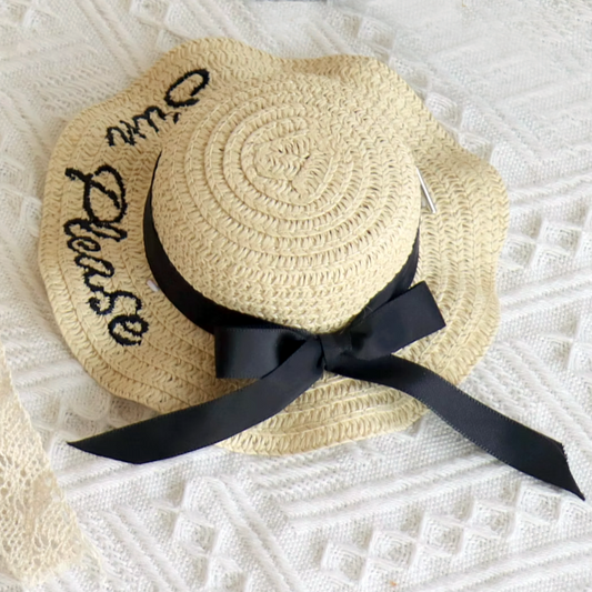 Sun Please Straw Hat