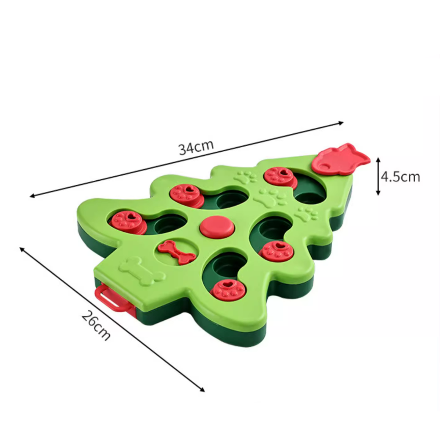 Xmas Tree Interactive Food Puzzle (for Cats & Dogs)