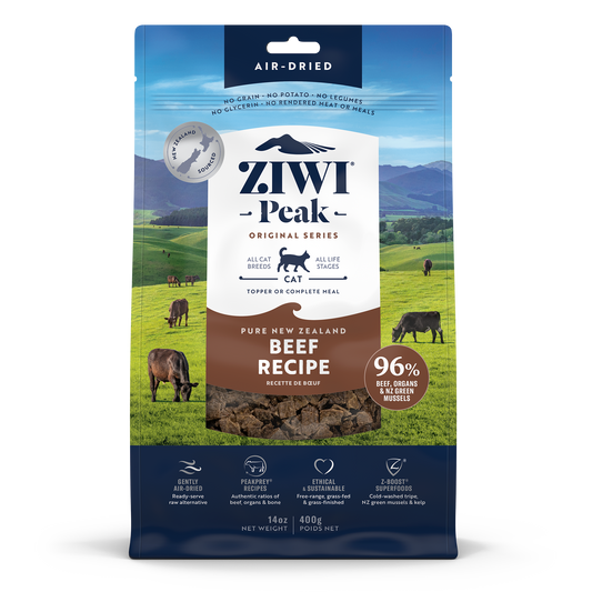 ZIWI Peak Air-Dried Beef Cat Food 400g