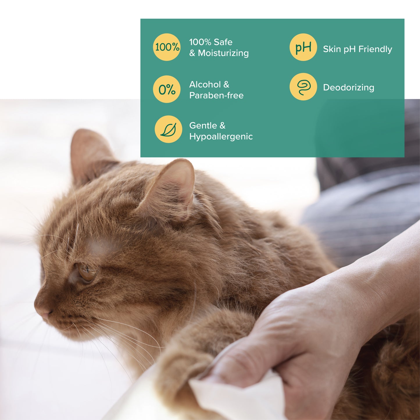 Nurture Pro AG+ Silver Pet Wipes (Unscented)