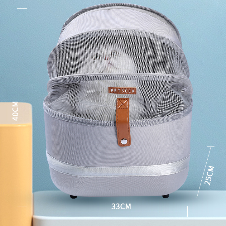 Let's Go Cat Backpack (by Petseek)