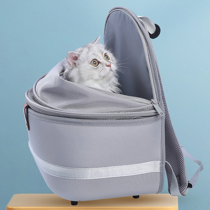 Let's Go Cat Backpack (by Petseek)