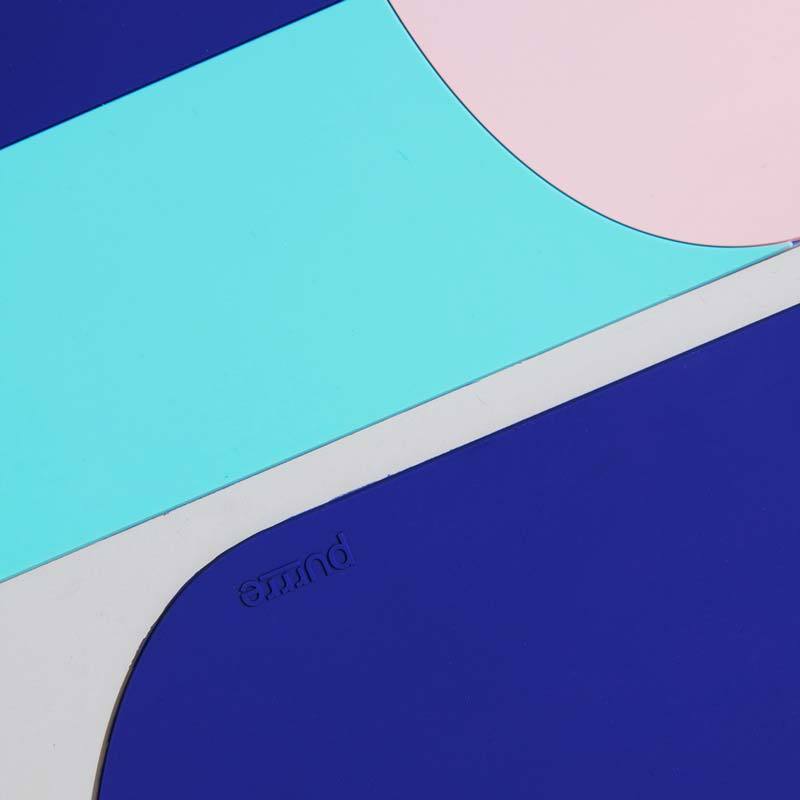 Purrre Feeding Mat - Electric Blue