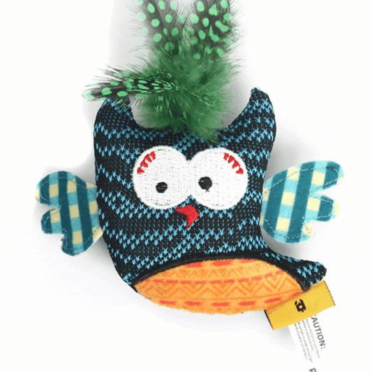 Three Hoots Catnip Toy