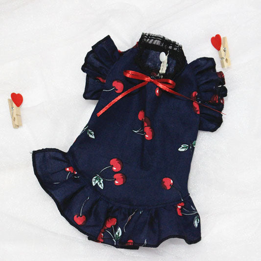 Cherry Ruffle Dress