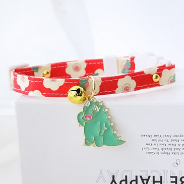 Cute Dino Cat Collar