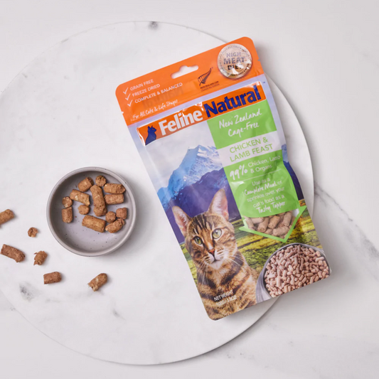 Feline Natural Freeze-Dried Chicken & Lamb Feast 320g