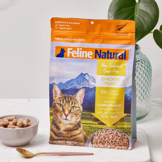 Feline Natural Freeze-Dried Chicken Feast 320g