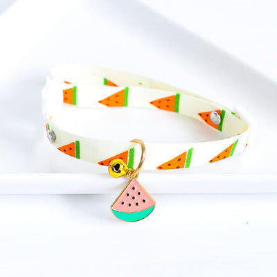 Juicy Watermelon Cat Collar
