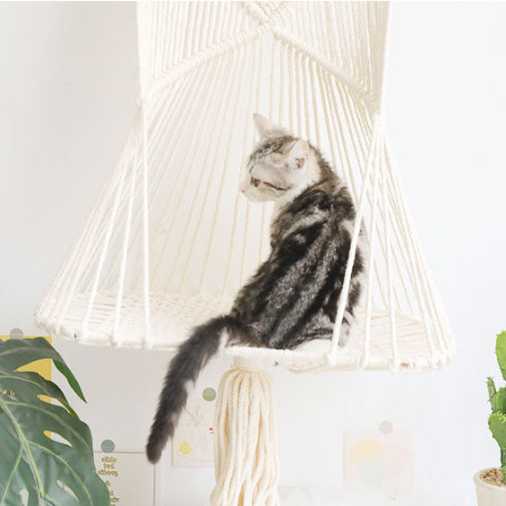 LaVida Wooven Cat Swing
