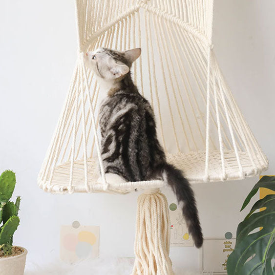 LaVida Wooven Cat Swing