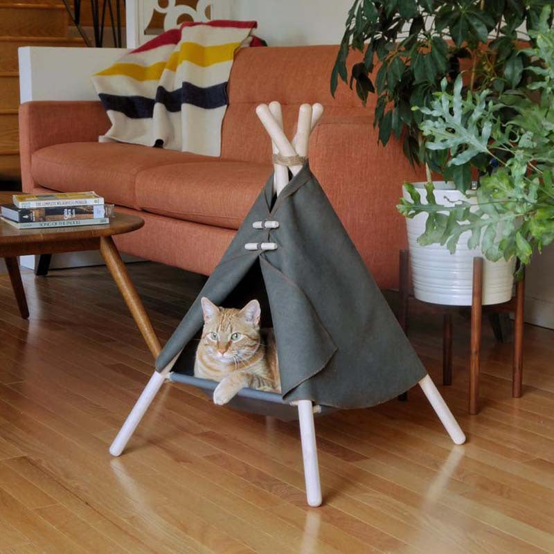 Rustic Cat Tent