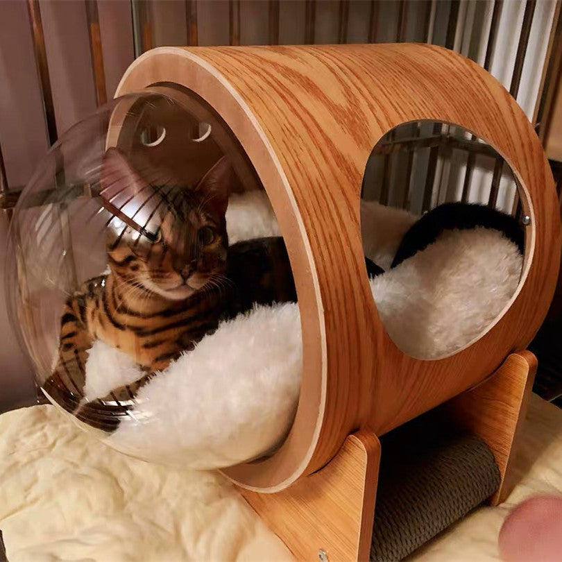 Space Capsule Cat House