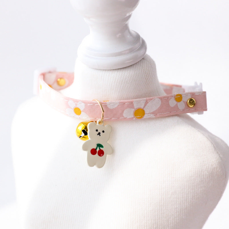 Sweet Teddy Cat Collar