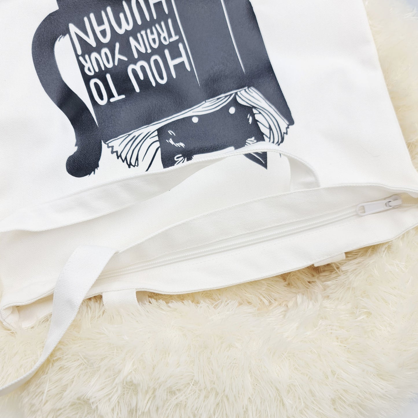 How To Train Your Human - Zip Tote Bag