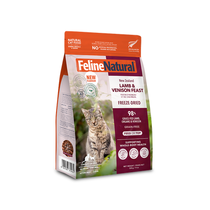 Feline Natural Freeze-Dried Lamb & Venison Feast 320g