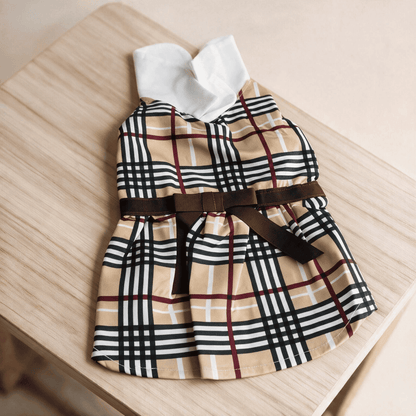 Purrberry Check Dress