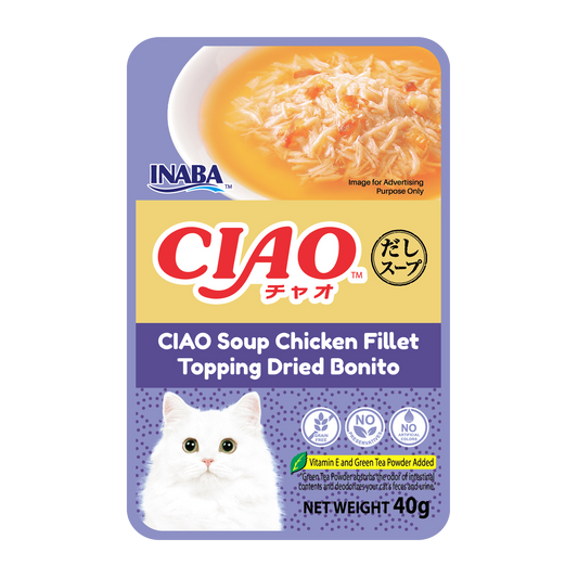 CIAO Soup Chicken Fillet Topping Dried Bonito 40g