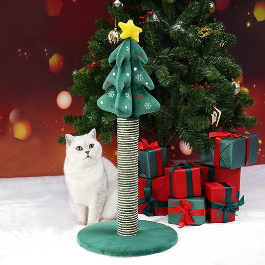 Christmas Tree Scratching Post (by ZeZe)