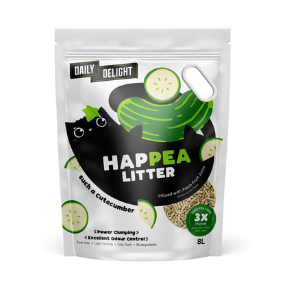 Daily Delight Happea Cat Litter Cucumber 8L