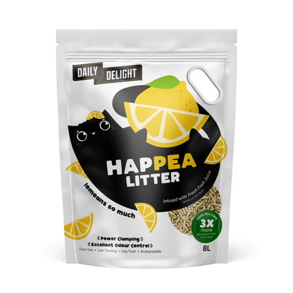 Daily Delight Happea Cat Litter Lemon 8L