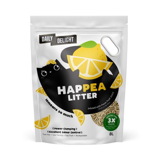 Daily Delight Happea Cat Litter Lemon 8L
