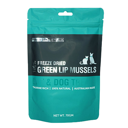 Freeze Dry Australia Green Lip Mussels Cat & Dog Treats 70g