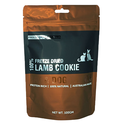 Freeze Dry Australia Lamb Cookie Cat & Dog Treats 100g