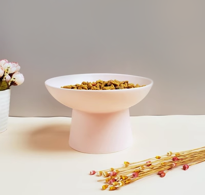 Lilou Ceramic Raised Bowl