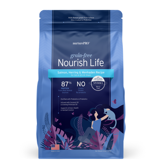 Nurture Pro Nourish Life Grain-free for Cats Salmon, Herring, and Menhaden 227g