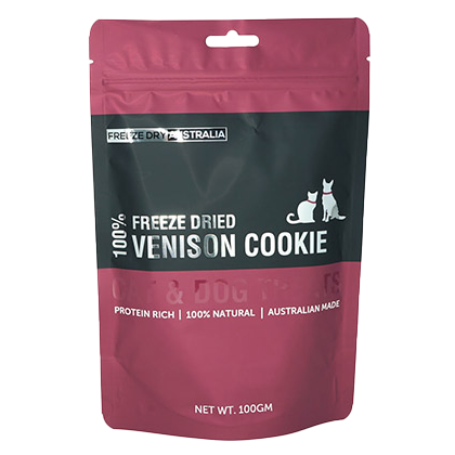 Freeze Dry Australia Venison Cookie Cat & Dog Treats 100g