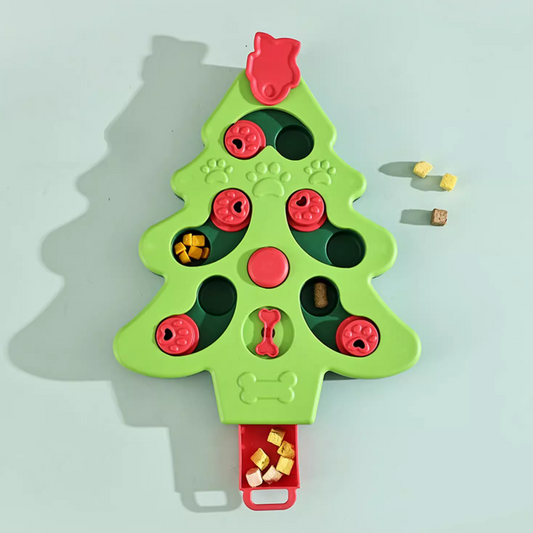 Xmas Tree Interactive Food Puzzle (for Cats & Dogs)