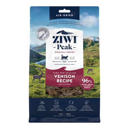 ZIWI Peak Air-Dried Venison Cat Food 400g
