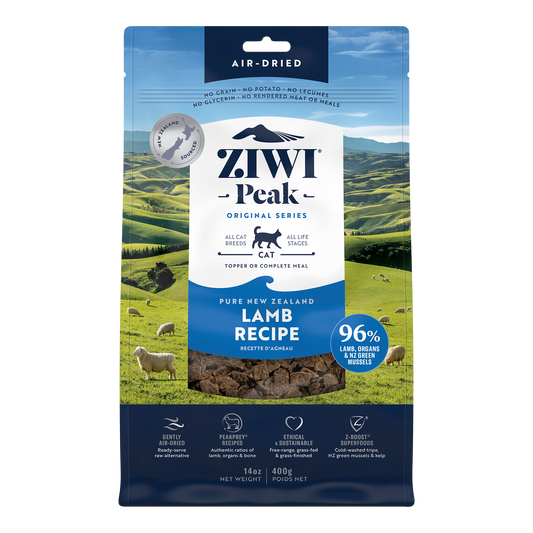 ZIWI Peak Air-Dried Lamb Cat Food 400g