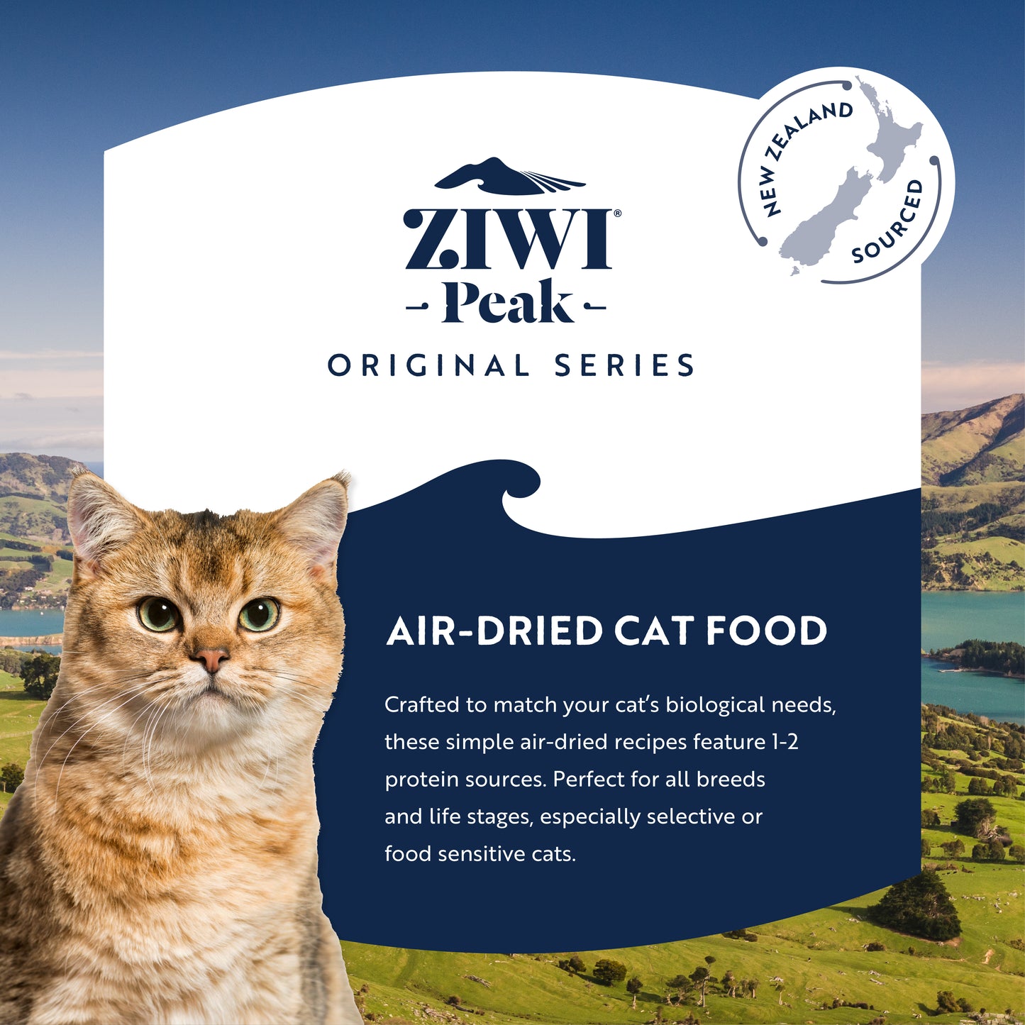 ZIWI Peak Air-Dried Lamb Cat Food 400g