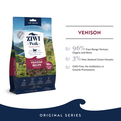 ZIWI Peak Air-Dried Venison Cat Food 400g