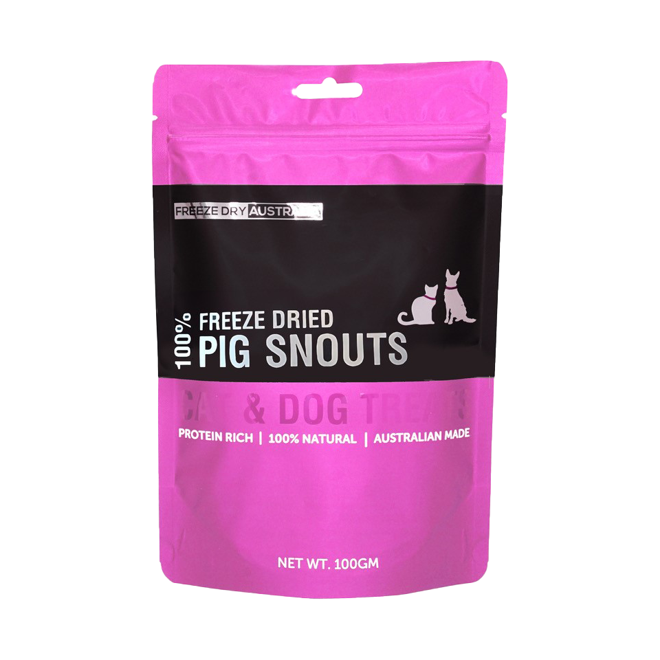 Freeze Dry Australia Pig Snouts Cat & Dog Treats 100g