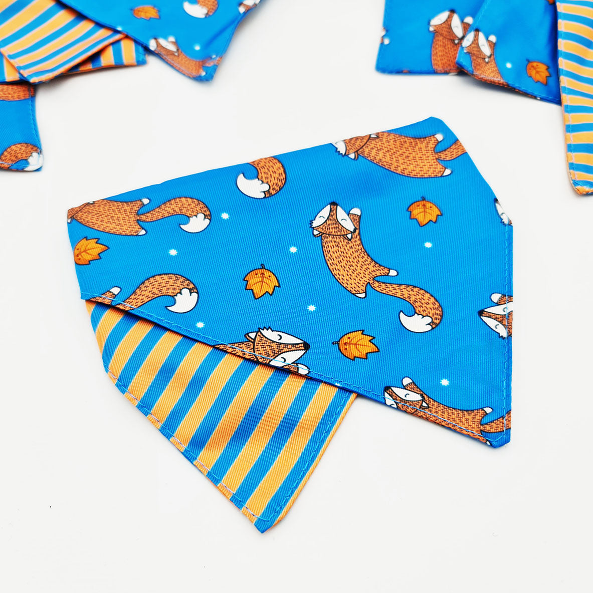 Autumn Foxes Reversible Bandana