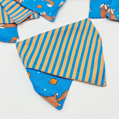 Autumn Foxes Reversible Bandana